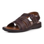 Bata Men's Clay Sandal Brown 6 Kids