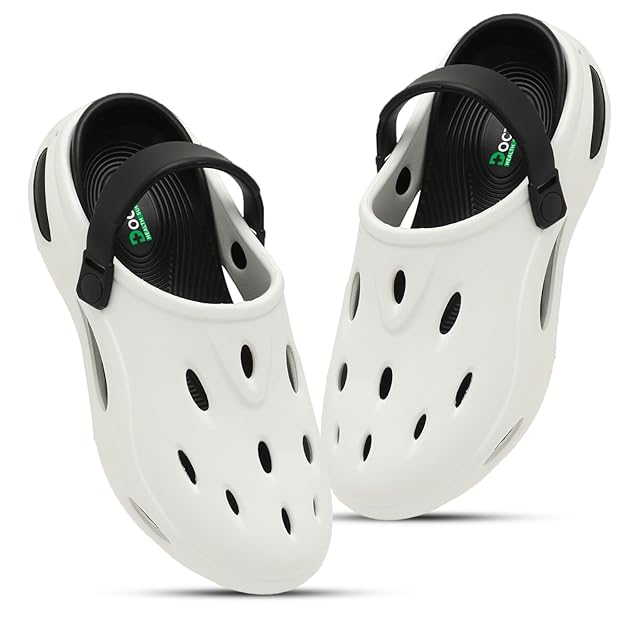 DOCTOR HEALTH SUPER SOFT Stylish and Comfortable Anti Skid Men Clogs with Lightweight Cushioned Footwear