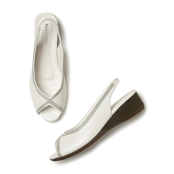 Marc Loire Women's Open Toe Block Heel Metallic Fashion Sandals for Everyday