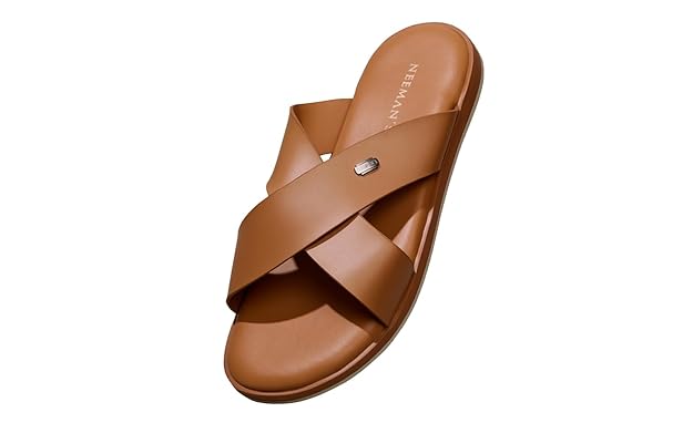 Neeman's The Minimals Cross Strap Casual Sandals for Men